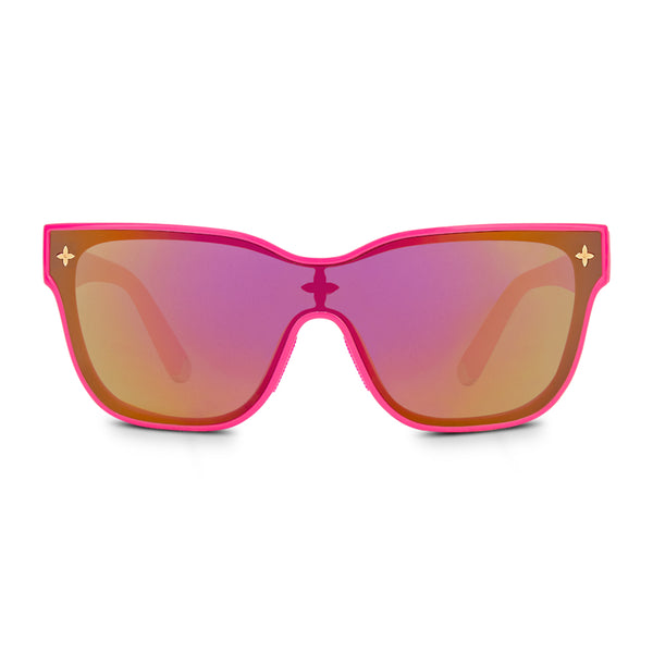 Louis Vuitton Gold Tone/Orange Grease Gradient Aviators Sunglasses