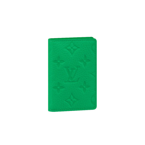 Louis Vuitton Pocket Organizer Minty Green in Taurillon Calfskin Leather -  US